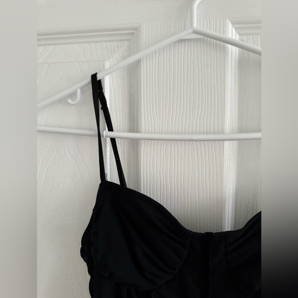 SHEIN ICON RUCHED BUSTIER BODYCON DRESS SIZE SMALL/4 NEVER WORN NWOT KNIT FABRIC - Picture 8 of 10